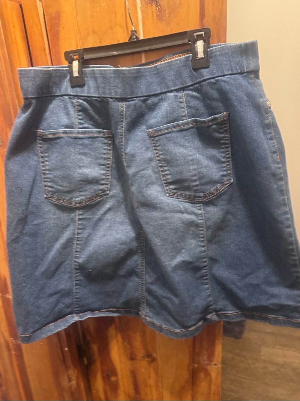 Kim Rogers Blue Midi Denim Skirt